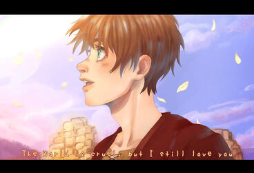 Attack on Titan - Eren (screenshot redraw) 2022